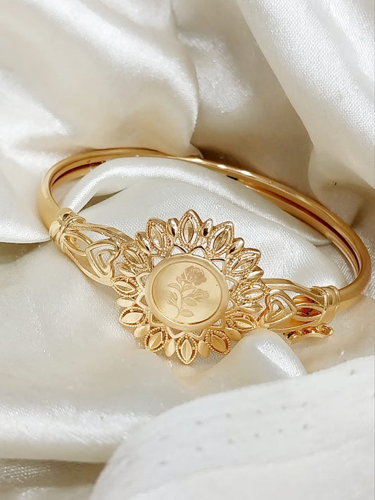 Charming Gold-Plated Bangle